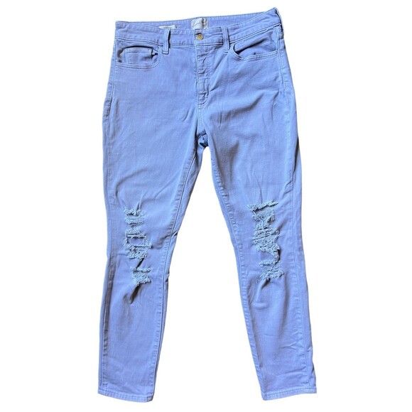 High Rise Skinny Stretch Ankle Jeans Universal Thread Lilac 12 / 31 R Purple - Picture 2 of 8